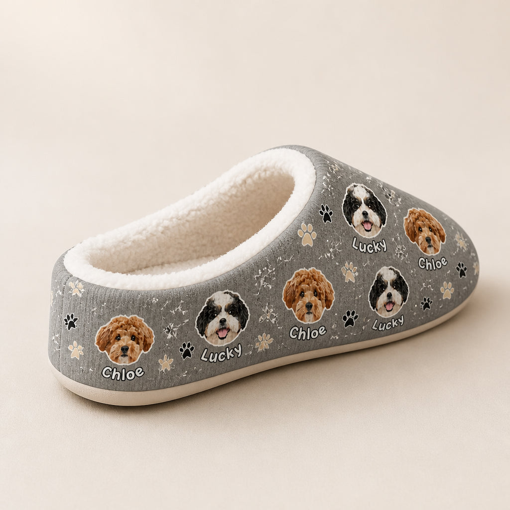 Custom Pet Face + Name Cozy Slippers – Paw Print Repeat - Personalized Fleece Slipper e82fd4e7-72e1-41bd-bdb4-e7aa5e6da36c.jpg