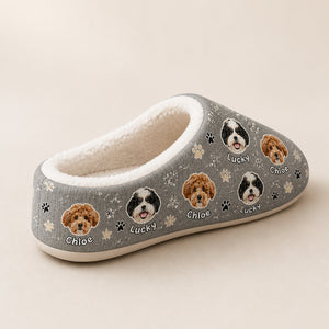 Custom Pet Face + Name Cozy Slippers – Paw Print Repeat - Personalized Fleece Slipper e82fd4e7-72e1-41bd-bdb4-e7aa5e6da36c.jpg