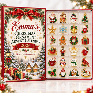 Personalized Christmas Advent Calendar 2026, 24 Acrylic Ornaments, Holiday Countdown Box, Custom Name Xmas Gift for Kids & Family John e839bcbd-f470-4b67-afb1-eb0893c557fa-il_1588xN.8625635813_c2yp.jpg