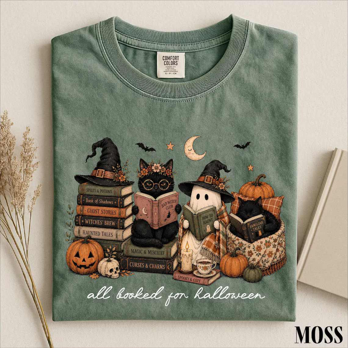 All Booked For Halloween Shirt, Funny Pumpkin Owl Book Cartoon Graphic Tee, Spooky Retro Humor Top, October Haunted Gift Shirt e847c3e3-2e47-4bb1-9d42-1b90ee79de3f-8_converted.png