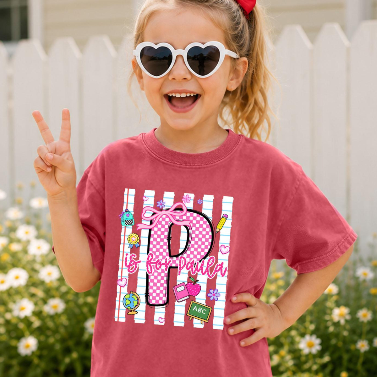 Custom Alphabet Name Letter Shirt, Coquette Bow Shirt, First Day of School Gift, Preschool Kindergarten T-Shirt, Back To School Toddler Tee e86d5cd1-7af5-46ce-bcb3-e53551d1d876-10.png