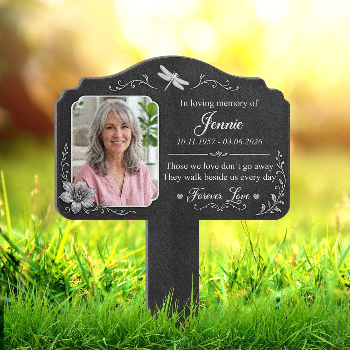 Forever Missed Forever Loved - Personalized Plaque Stake, Remembrance Keepsake Gift For Bereavement, Memorial Gift e878a7cd-c5ea-489d-84c9-1e05b51f28b7-6a7163324bf00.jfif