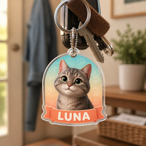 Photo-to-Toon Pet Name Acrylic Keychain - Personalized Acrylic Keychain e88505a3-b4e3-489b-b94d-59ef44b2fc34.jpg