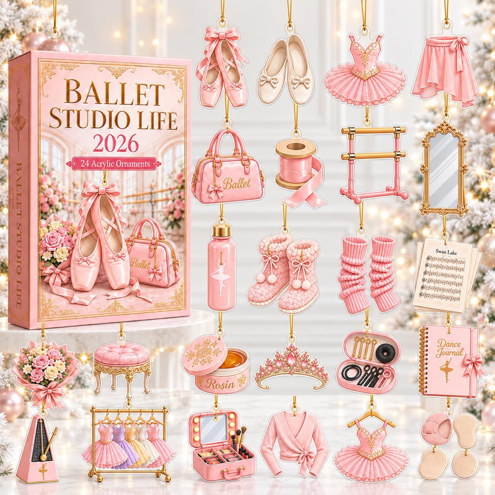 Ballet Advent Calendar 2026, 24 Ballerina Acrylic Ornaments, Pink Dance Christmas Countdown, Gift for Girls, Dancers & Ballet Lovers e8ae276d-1426-45cf-8044-76948f12d4c9-il_1588xN.8610618137_680d.jpg