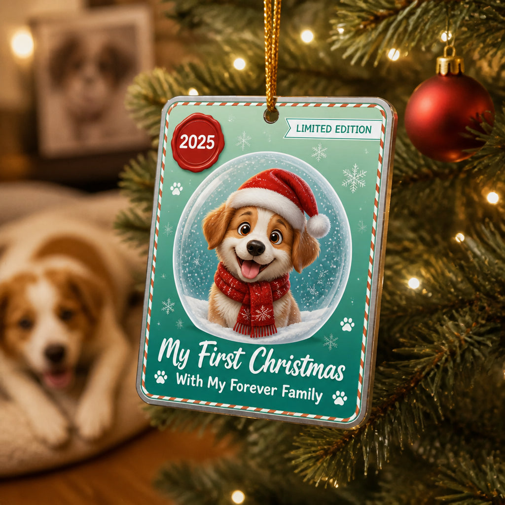 2025 Pet Adoption First Christmas Ornament – Limited Edition - Aluminum Ornament e8b15e9d-4a93-4c92-839e-0d70237389fd.jpg