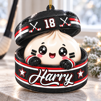 Personalized Hockey Dumpling 3D Relief Ornament, Hockey Player Gift, Squishy Ornament, Custom Ice Hockey Player Keepsake, Hockey Gift e8c52ffd-4f33-40c3-a52d-4f4c40edf991-25a34f31-be5b-4dfa-8daf-1e193f381429.png