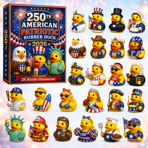 American Patriotic Rubber Duck Advent Calendar 2026 - 24-Day Festive Countdown, Acrylic Charms Blind Box - Gift For Family & Friends e8c786a8-fc1f-40ed-9060-3b4b409bc588-patriotic-duck.png