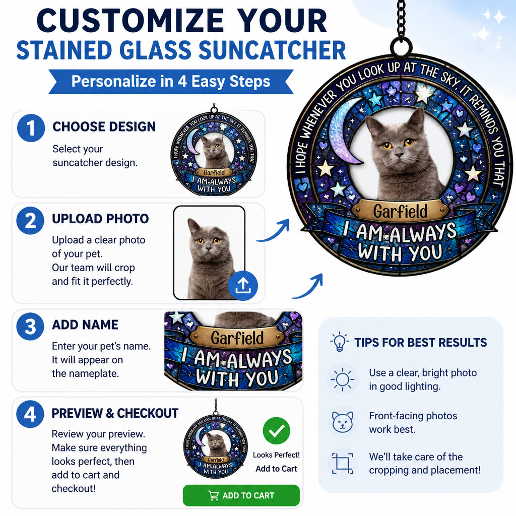 Custom Pet Photo Stained-Glass Suncatcher – I Am Always With You - Personalized Suncatcher Stained Glass e8d14e8d-a81b-4705-bd79-104a9ab31fb9.jpg