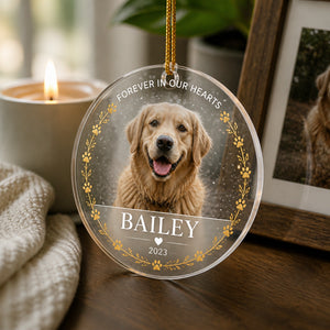 Pet Memorial Acrylic Ornament - Photo & Name - Personalized Transparent Acrylic Ornament e8d72b6a-1b1f-418f-a746-9571efbaa1d0.jpg