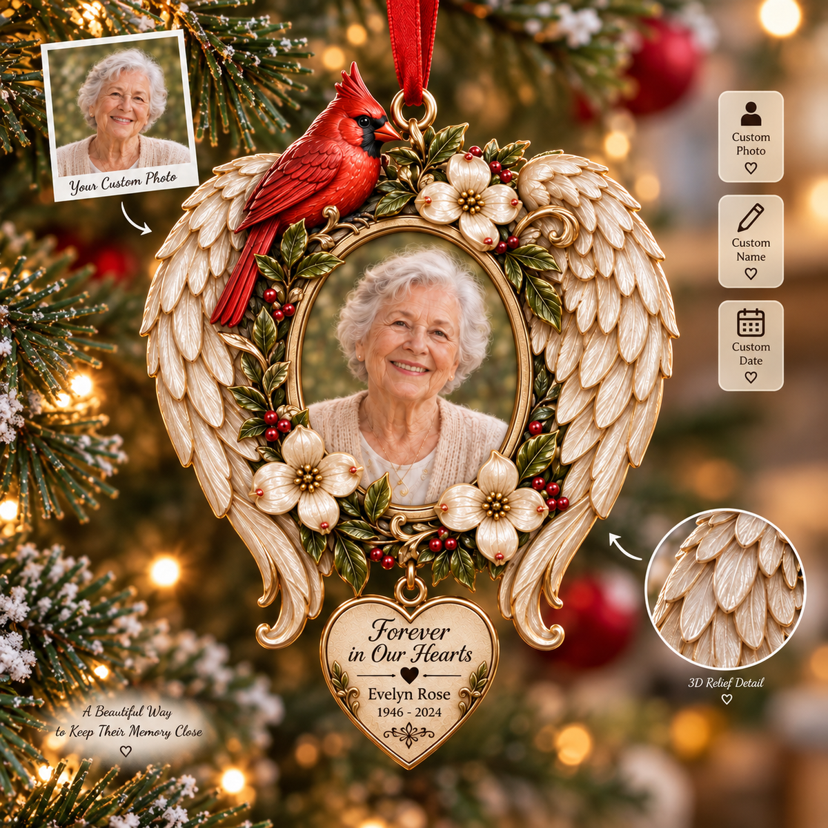 Personalized Cardinal Memorial 3D Ornament – Custom Photo, Name & Date Angel Wings Remembrance Keepsake, Forever in Our Hearts Sympathy Gift e8dc384a-1ee8-48ae-b0df-2e7876a7f1b3-Rose-Memorial-Christmas-Ornament-Image-Sep-15-2026-04_21_04-PM-3-.png