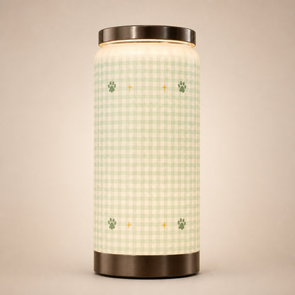 Custom Pet Portrait Gingham Kitchen Towel with Name - Personalized Bottle Lamp e8dd9004-ace4-4b17-b2a8-99ab61eb470c.jpg