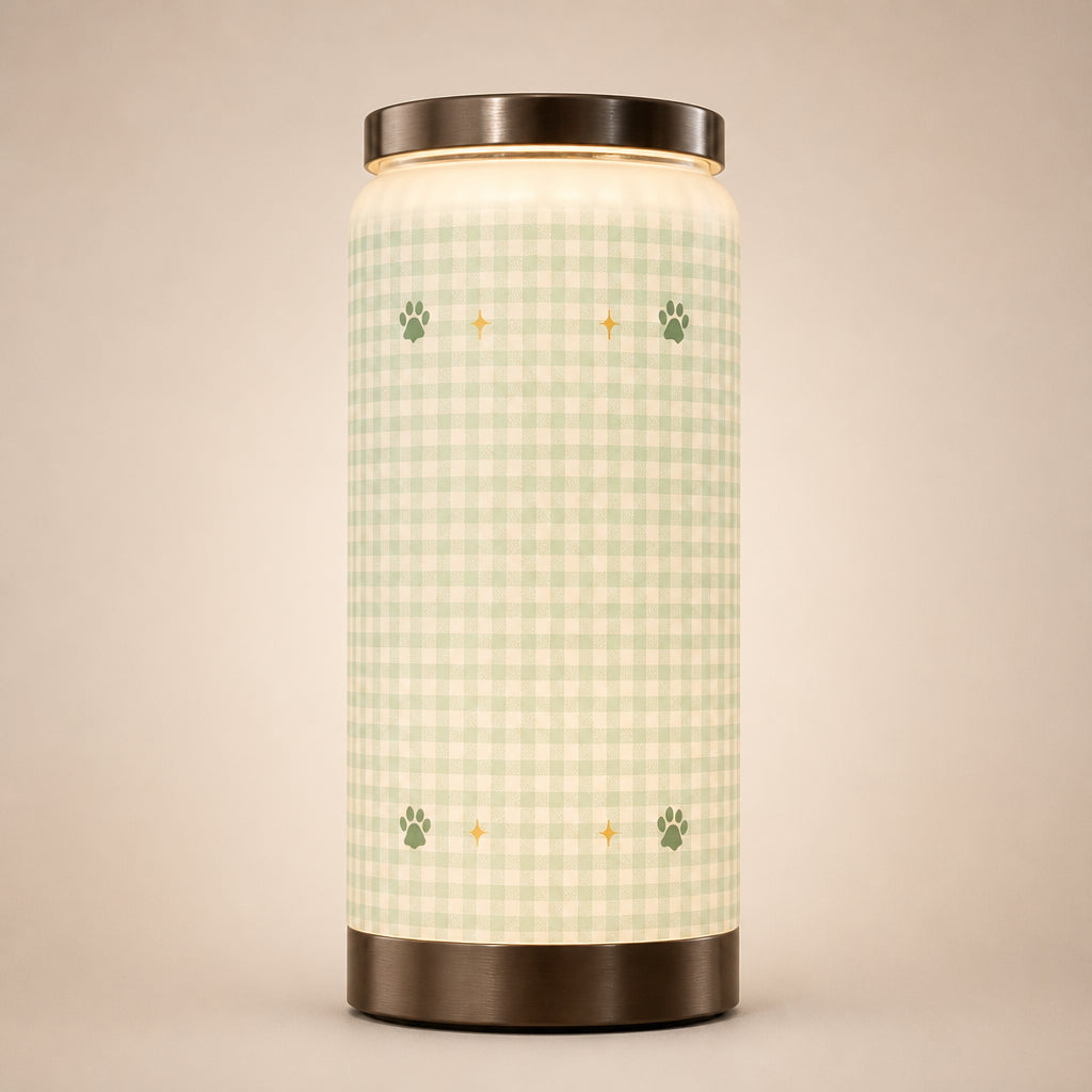 Custom Pet Portrait Gingham Kitchen Towel with Name - Personalized Bottle Lamp e8dd9004-ace4-4b17-b2a8-99ab61eb470c.jpg