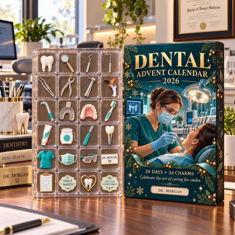 Personalized Dental Advent Calendar: Custom Dentist Blind Box, 24 Charms e8de7154-48f4-423b-8087-e29002ff3a1a-ghj.jpg