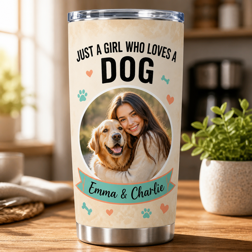 Just A Girl Who Loves A Dog – Photo Tumbler - Personalized Tumbler e8e90fb4-70a7-4233-8022-ad48117af095.png