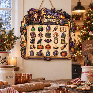 Personalized Wooden Halloween Advent Calendar: Hanging Witchy Charms e8ffcddc-abbc-4c71-afa0-f477e4358d8d-il_1588xN.8556477365_sgfm.jpg