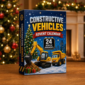 Constructive Vehicles Advent Calendar 2026 - 24-Day Festive Countdown, Acrylic Charms Blind Box - Gift For Kids, Family & Friends e9009c46-0360-4289-8681-c59f56622a41-box.png