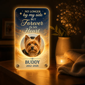 Pet Memorial Night Light – No Longer By My Side – Photo, Name & Years - Personalized Acrylic Night Light e91b9d1f-6103-435c-9af3-7f80272fddfd.jpg