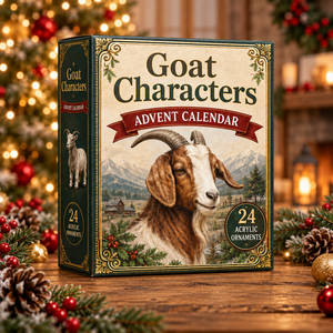 Goat Characters Advent Calendar 2026 - 24-Day Festive Countdown, Acrylic Charms Blind Box - Gift For Goat Lovers e967ca58-fba0-4631-9166-445bacd8cec4-goat-box.png