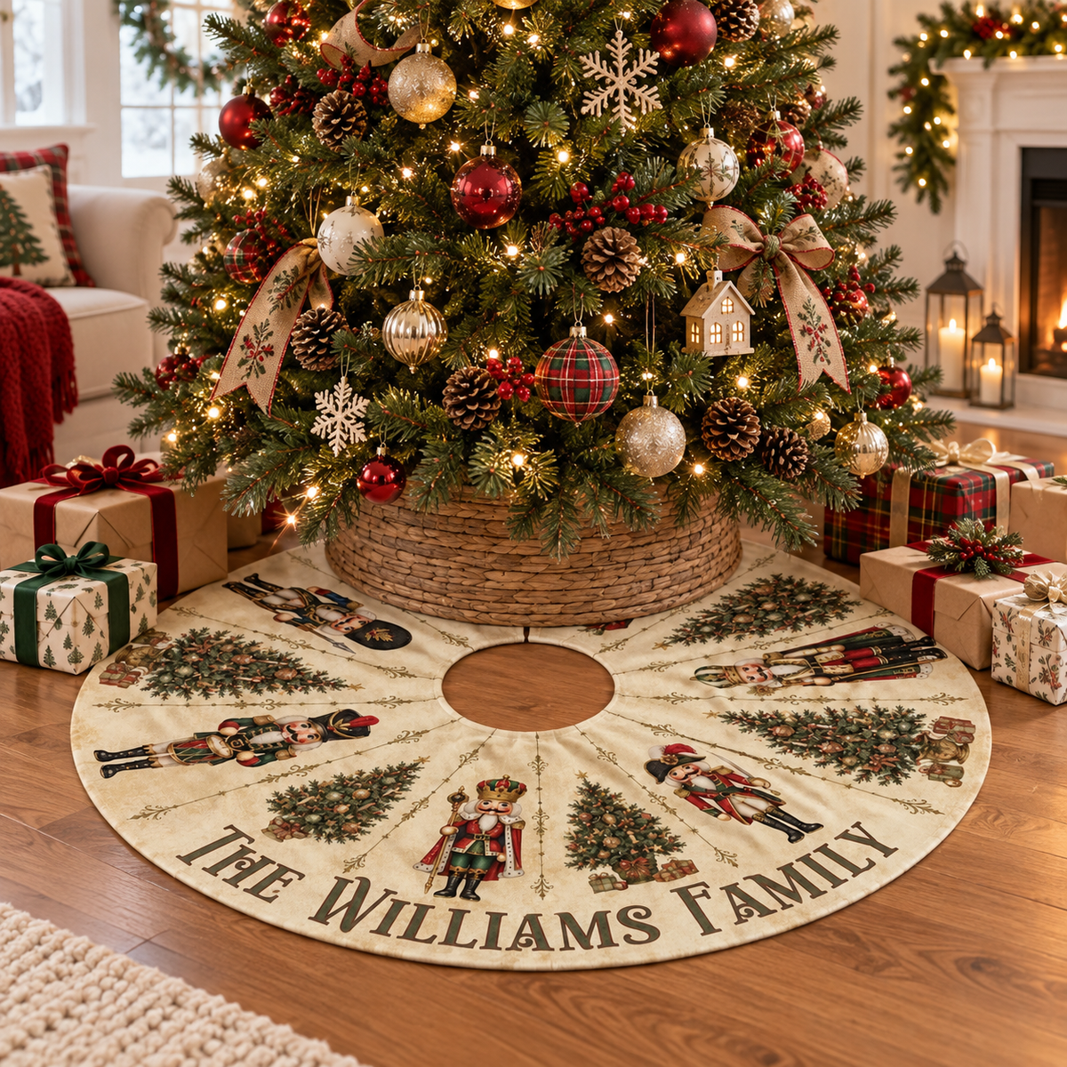 Nutcracker Christmas Tree Skirt, Personalized Family Name, Victorian Christmas Decor, Custom Holiday Keepsake e96cb946-d2df-4a80-9c95-5ee60c8f4a7b-708ea63d-c62a-4512-99d0-faac73a27a2a.png