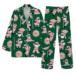 Women Christmas Pajama Set – Funny Dancing Santa Print Sleepwear, Pink Holiday Loungewear e97d5203-060a-493b-b9a5-47c93b2a3cb6-il_1588xN.7438852589_71em.jpg