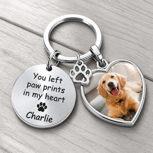 Pet Memorial Photo Charm Keychain — You left paw prints in my heart - Personalized Photo Charm Keychain e98ffc17-c66c-4882-939f-5c062f50e63f.png