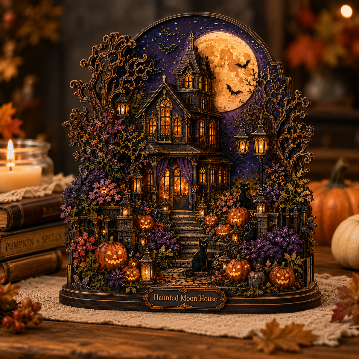 Personalized Haunted Moon House Decor Wooden Block, Custom Name Halloween Village, Gothic Pumpkin & Black Cat Spooky Display e99c479c-f025-48c0-b12c-feb162e00d09-Image-Aug-12-2026-03_58_02-PM-3-.png