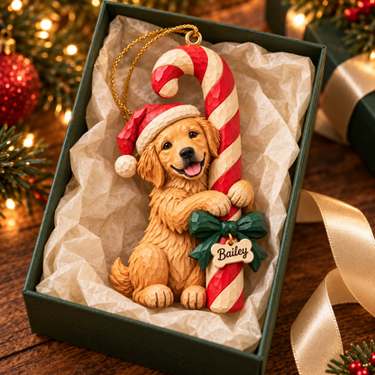 Personalized Dog Christmas Ornament – Custom Pet Photo & Name, 3D Relief Candy Cane Ornament, Christmas Gift for Dog Lovers e9c50f7d-5f2c-4147-af3c-1d20fb115040-Bailey-Candy-Cane-Ornament-in-Gift-Box-3.png
