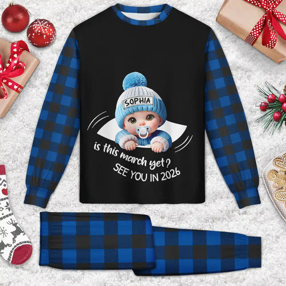 Baby Expecting Christmas On The Inside See You In - Personalized Unisex Pajamas Set ea0c8e97-22f5-4a51-9a3e-6792d0216871-PT1779-CIN3821-MK1.jfif
