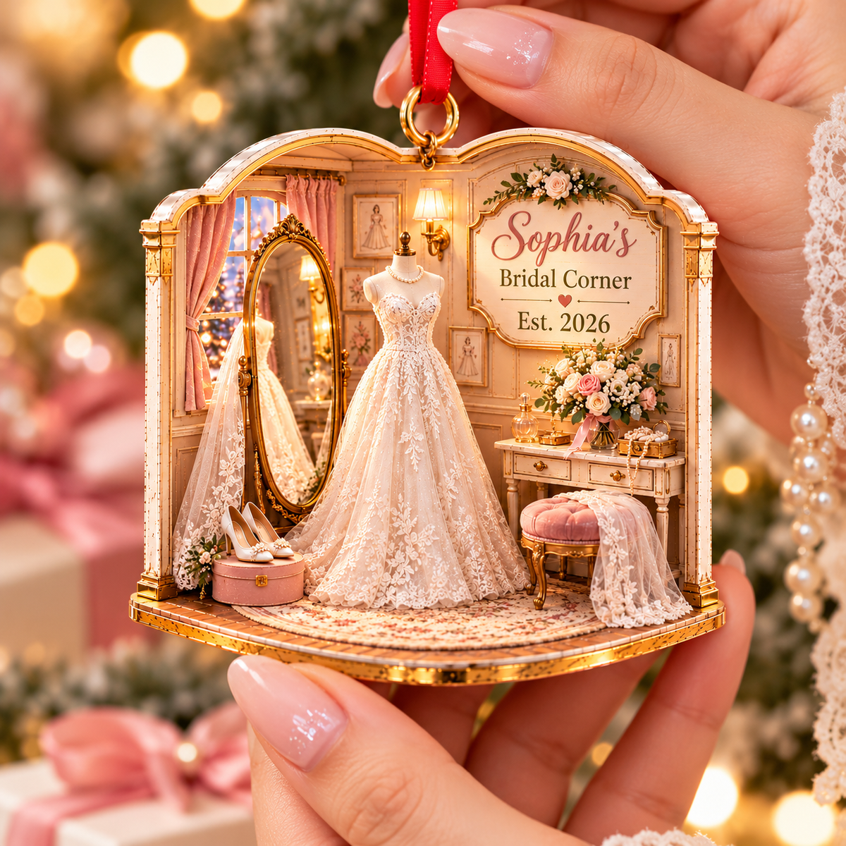 Personalized Bridal Corner Christmas Ornament – Custom Bride Name & Year, Bride-to-Be Gift, Wedding Keepsake, Bridal Shower Gift for Her ea192c1f-d9eb-4399-9120-59eb9d4ae723-Image-Oct-22-2026-11_59_09-AM-4.png