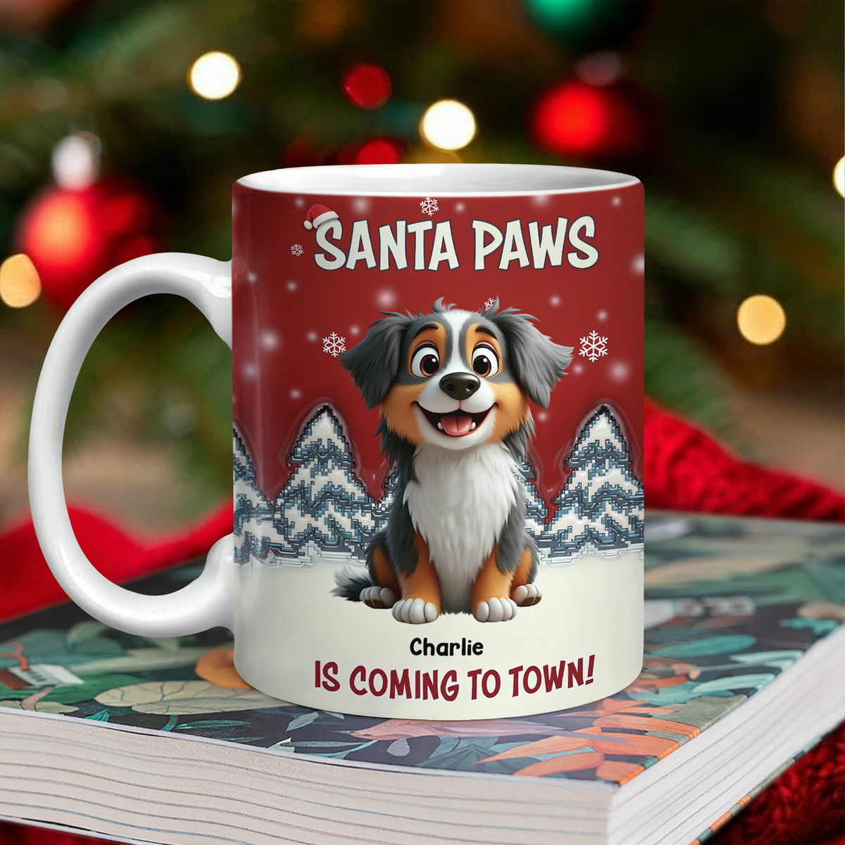 Custom Christmas Dog Mug - Personalized Christmas Birthday Gifts For Dog Lovers, Dog Dad And Mom, Dog Owners - Santa Paws ea2b5bf0-f9a1-4cbe-9dba-c81b0aab6a17-MK-5-s-ch.png