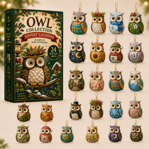Owl Wonders Advent Calendar 2026 - 24-Day Festive Countdown, Acrylic Charms Blind Box - Gift For Animal Lovers ea3ec7b9-ac41-4ffc-9711-80be445021c5-owl-box-charms.png