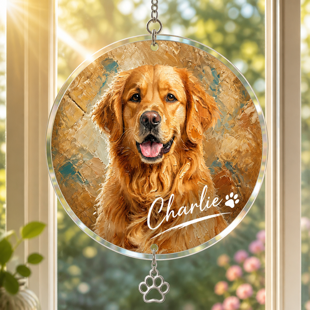 Custom Oil-Paint Pet Portrait Mug with Name - Personalized 1 Layered Suncatcher with Charm ea4c0fa3-9610-4aba-98a1-78c25d0c7ab1.png