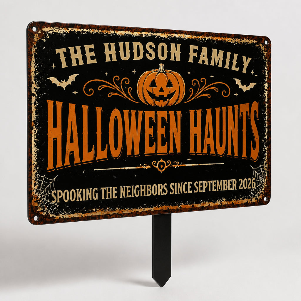 Personalized Halloween Haunts Yard Sign – Family Name & Since Year - Personalized Yard Sign ea523631-3049-44e9-8ad2-59a34ce51932.jpg