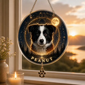 Celestial Pet Memorial Portrait Canvas — Upload Photo + Name - Personalized 1 Layered Suncatcher with Charm ea52a0aa-8bc2-4f7d-862a-8014f1364d07.jpg