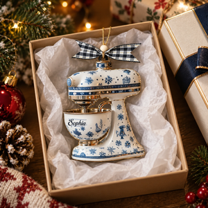 Personalized Stand Mixer Acrylic Ornament, Custom Name Baking Christmas Ornament 2026, Blue Snowflake Kitchen Gift ea575775-0970-4229-8a95-d945172ce60b-k2.png