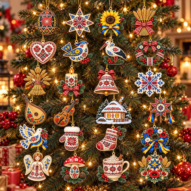 Ukrainian Christmas Advent Calendar, 24 Days of Ukrainian Charm, Folk Art Ornament Set, Traditional Ukraine Christmas Gift ea5ca19d-8538-4060-acad-0064030818a4-fdhhf-2-.webp