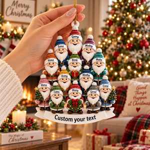 Personalized Gnome Family Ornament, Custom Faas Acrylic Keepsake Ornament, Family Reunion, Grandkids, Grandchildren Namesmily 3D Christm ea5f29ba-4ee5-4c61-94dc-808b11824ac8-ce631e02-4ff3-46fe-9d75-90f610b3bf16.png
