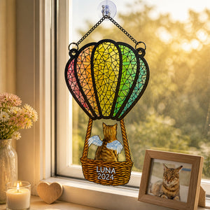 Rainbow Memorial Pet Balloon Suncatcher - Photo + Name & Year - Personalized Suncatcher Stained Glass ea6b4370-52dd-49af-8e8b-fd65cb6410c5.jpg