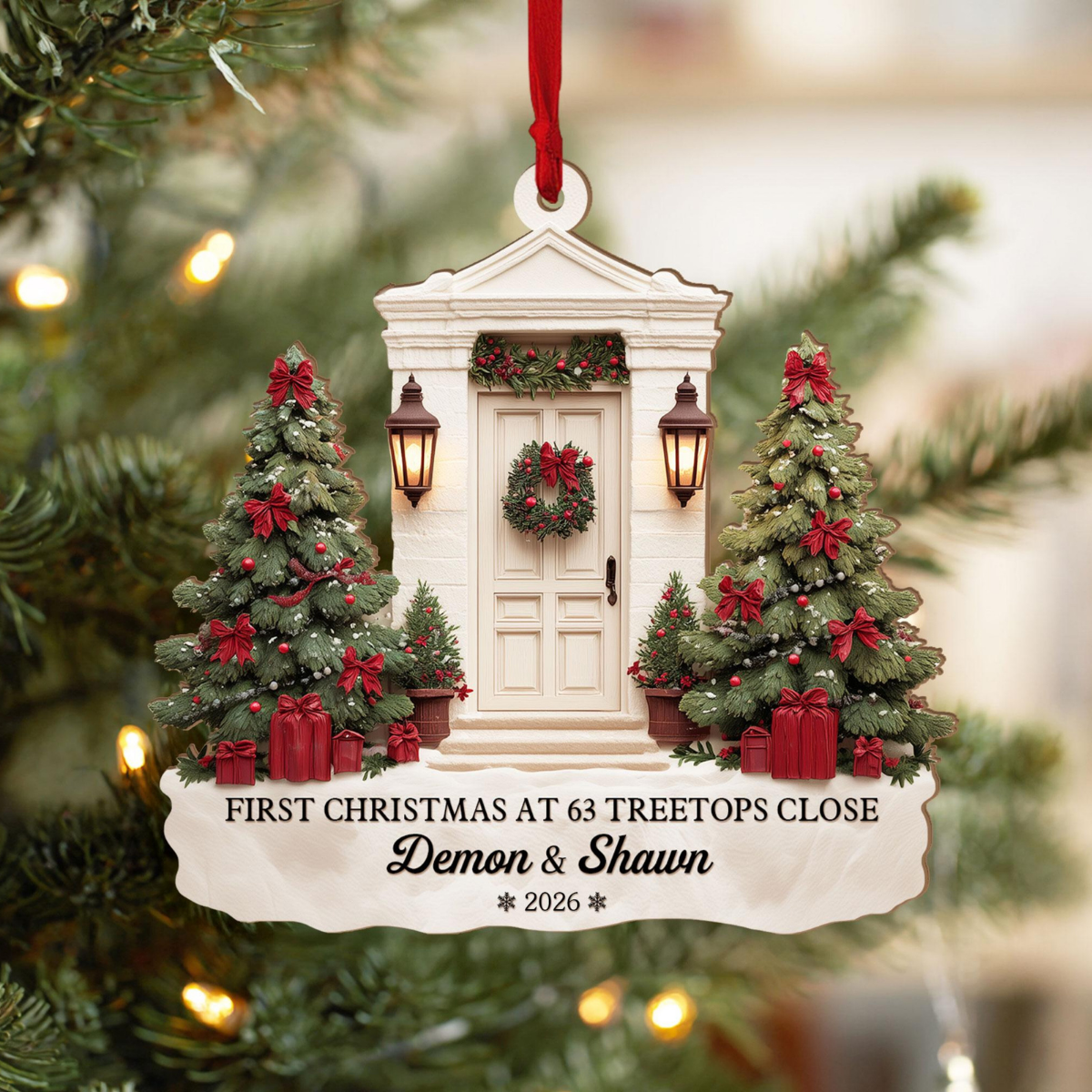 Personalized New Home Christmas Ornament, Our First Christmas in Our New Home, Address Ornament, First Home Ornament, New Home Keepsake ea70844c-74d4-4c51-b338-52e31da4e3af-4.png