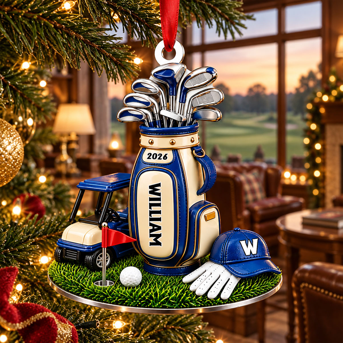 Personalized Golf Bag Christmas Ornament, 3D Relief Golfer Keepsake, Golf Lover Gift for Dad, Holiday Tree Decor ea758e61-61c0-4e8e-9cf4-88aacea70687-1.jpg