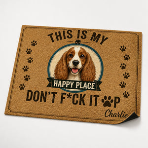 Happy Place Dog Doormat – Custom Pet Portrait & Name - Personalized Doormat ea8a41c9-e3b9-4e53-ae0f-311b388b4883.jpg