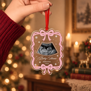 Custom Baby Expecting See You Ornament, Personalized Baby Scan Christmas Bauble With Photo, Baby Arriving Ornament Decor - Christmas Gift For New Mom ea99229d-7050-42d8-b2a1-c984477dc37b-th7.png