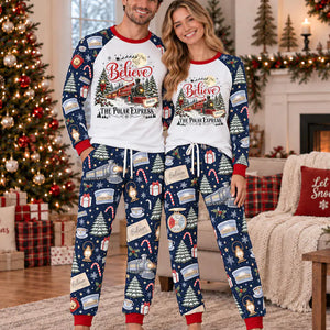 Polar Express Christmas Pajamas, Family Matching Pajama Set, Personalized Name PJs, Custom Family Christmas Sleepwear ea9da2e3-bf55-4f38-abac-fbd9899534dc-fdfddf-3-.webp