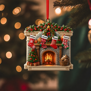 Christmas Retro Fireplace Family Christmas Stockings - Real 3D Raised Ornament eaa6d098-9276-4014-be34-417d37de1379-3.png