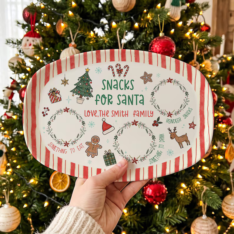 Personalized Cookies for Santa Plate, Custom Family Christmas Eve Platter, Holiday Tradition Keepsake & Christmas Gift eab9c3eb-8228-46a0-9f46-6598ed2f4c38-42_converted.png