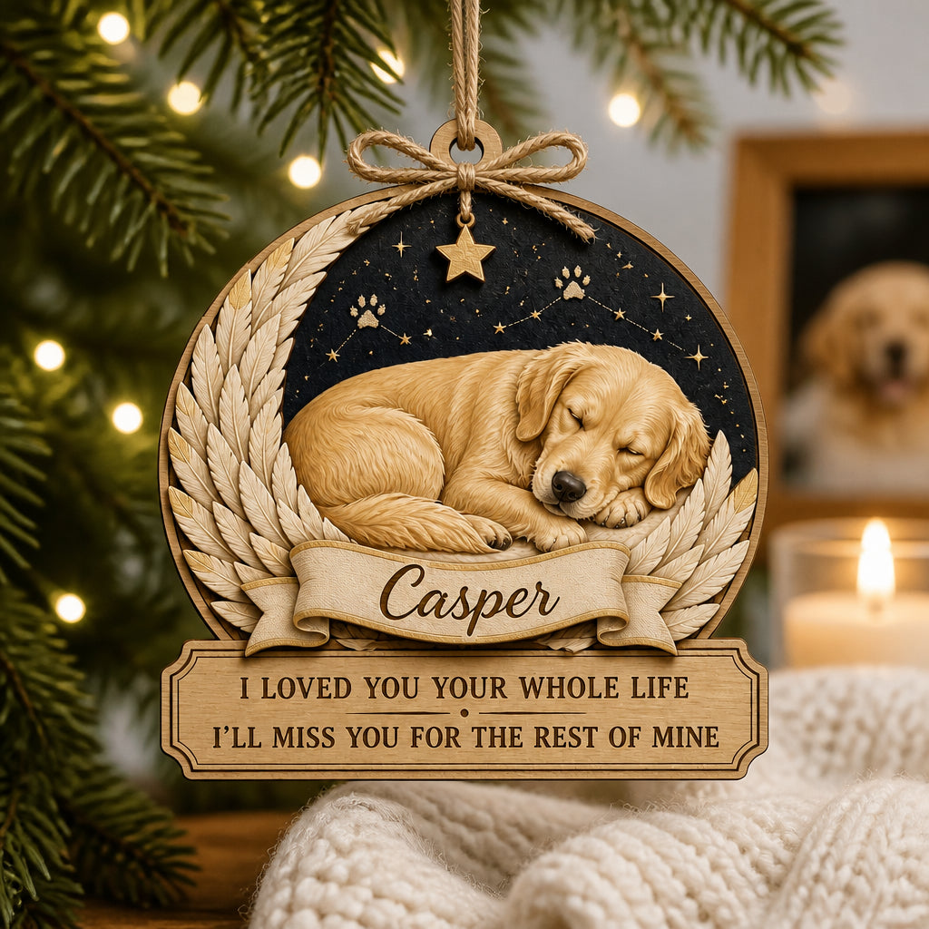Pet Memorial Angel Wings Photo-Art Ornament with Name - Personalized 3-Layered Wood Ornament eac563dc-02ca-4ccf-945a-564c8cf79ea9.jpg