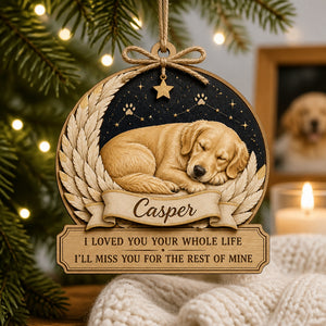 Pet Memorial Angel Wings Photo-Art Ornament with Name - Personalized 3-Layered Wood Ornament eac563dc-02ca-4ccf-945a-564c8cf79ea9.jpg