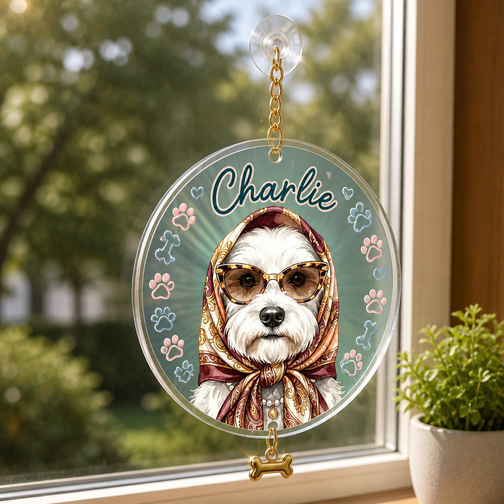 Custom Pet Portrait Phone Case – Retro Cameo with Name - Personalized 1 Layered Suncatcher with Charm eacd3b87-db5d-451f-9260-33b67a625907.jpg
