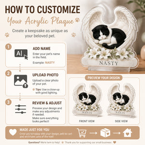 Angel Wings Pet Memorial Acrylic Plaque — Custom Photo + Name - Personalized Acrylic Plaque ead5b91a-011d-4ebe-be7a-2d2934e4d458.jpg
