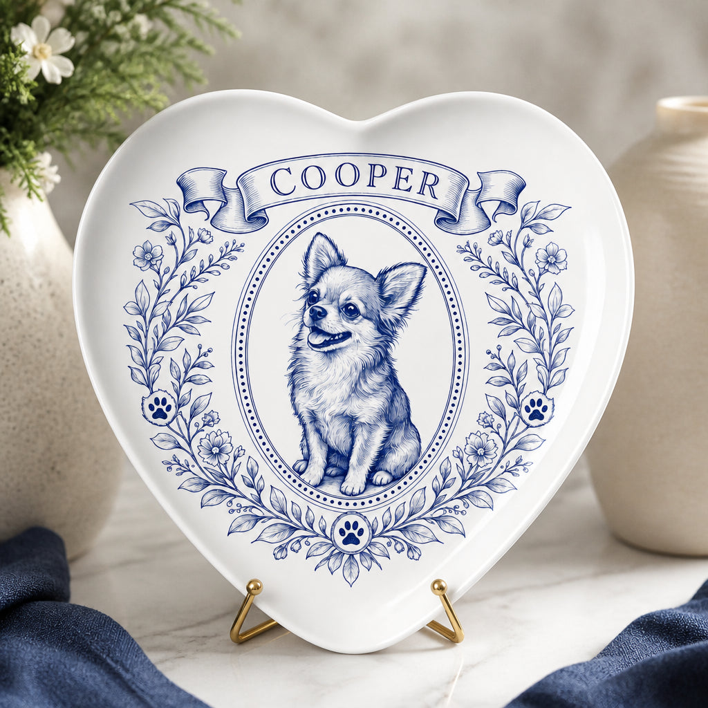 Cobalt Pet Name Heart Plate - Personalized Personalized Ceramic Plate eb0fdb28-604e-426c-ba50-03f8f728359c.jpg
